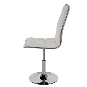 CHEFGASTRO Esszimmerstuhl 103x43x54cm Sitzhöhe 41cm Kunstleder Weiß