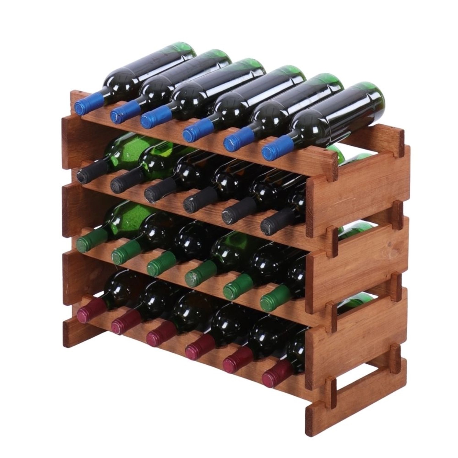 PROREGAL Weinregal VINOTECA FLEX PRO HxBxT 51x65x28cm 24 Flaschen Auf 4 Ebe günstig online kaufen