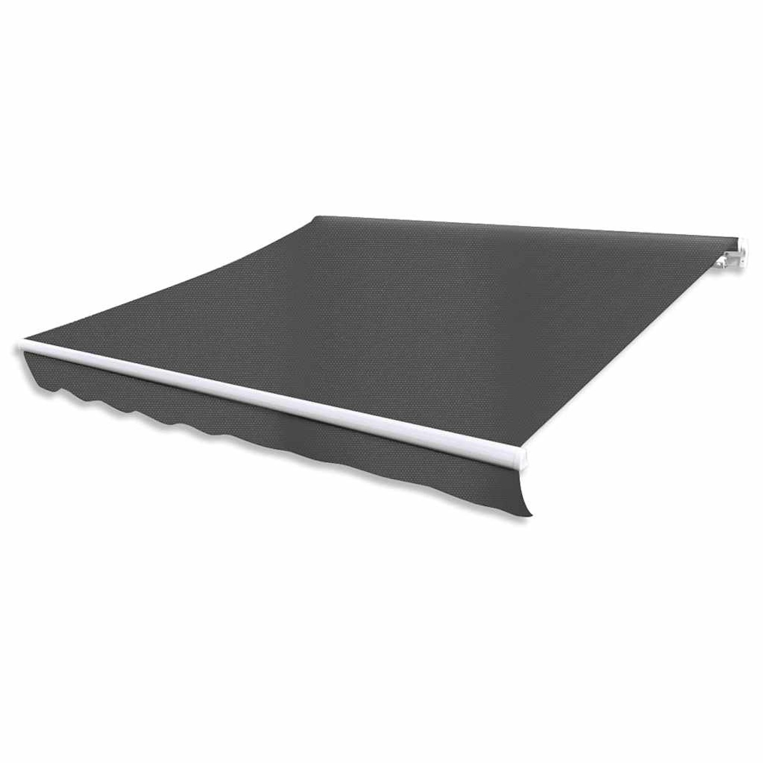 furnicato Gelenkarmmarkise Motorisiert 400 cm Anthrazit günstig online kaufen