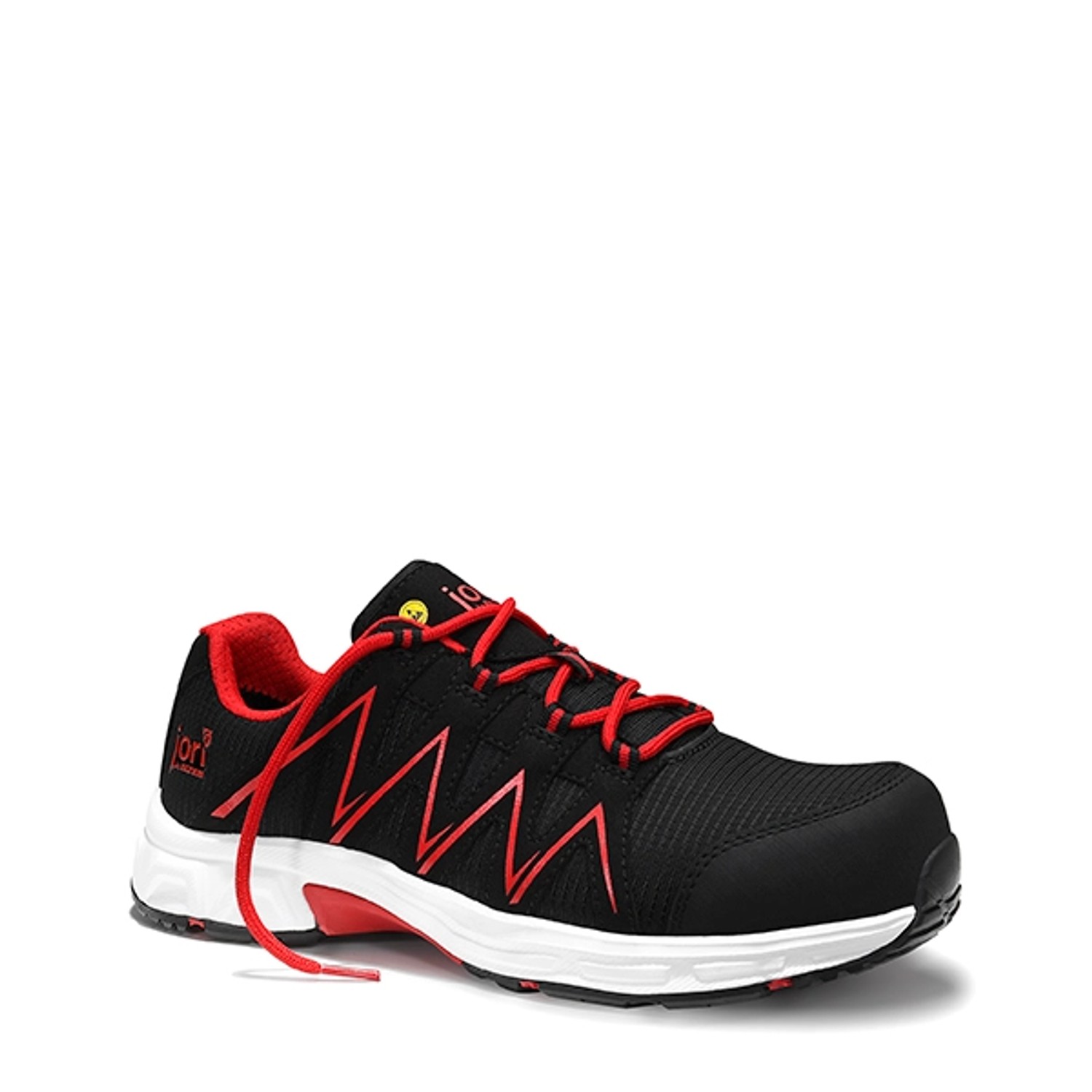 Jori Sicherheitshalbschuh JoSpeedy Black-Red Low Esd S3 Gr. 40