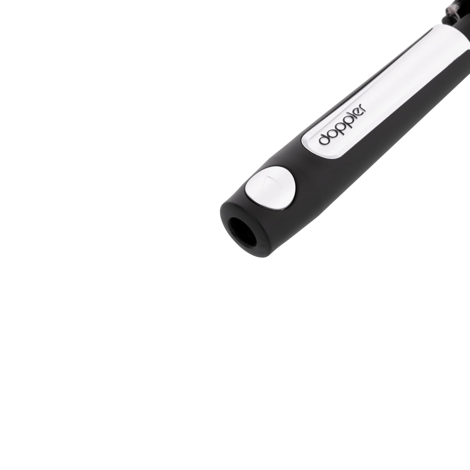 Detailaufnahme des anthrazitfarbenen Doppler Marktschirms Expert mit Knickfunktion.