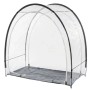Transparentes Galaflor Pflanzenzelt aus PVC, 194x82x170cm, als Gewächshaus oder Winterschutz.
