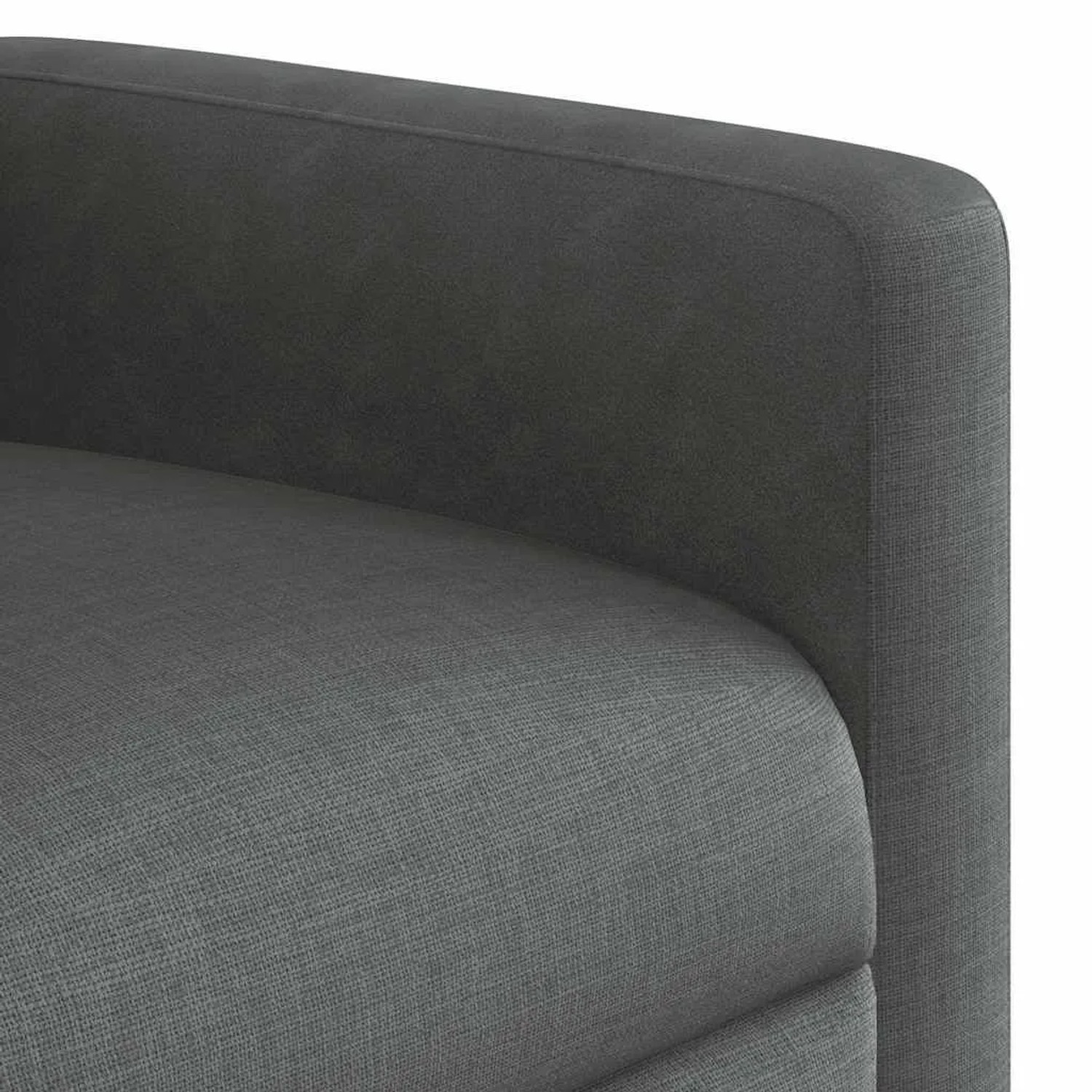 vidaXL Relaxsessel mit Aufstehhilfe Dunkelgrau Stoff 3324053_11