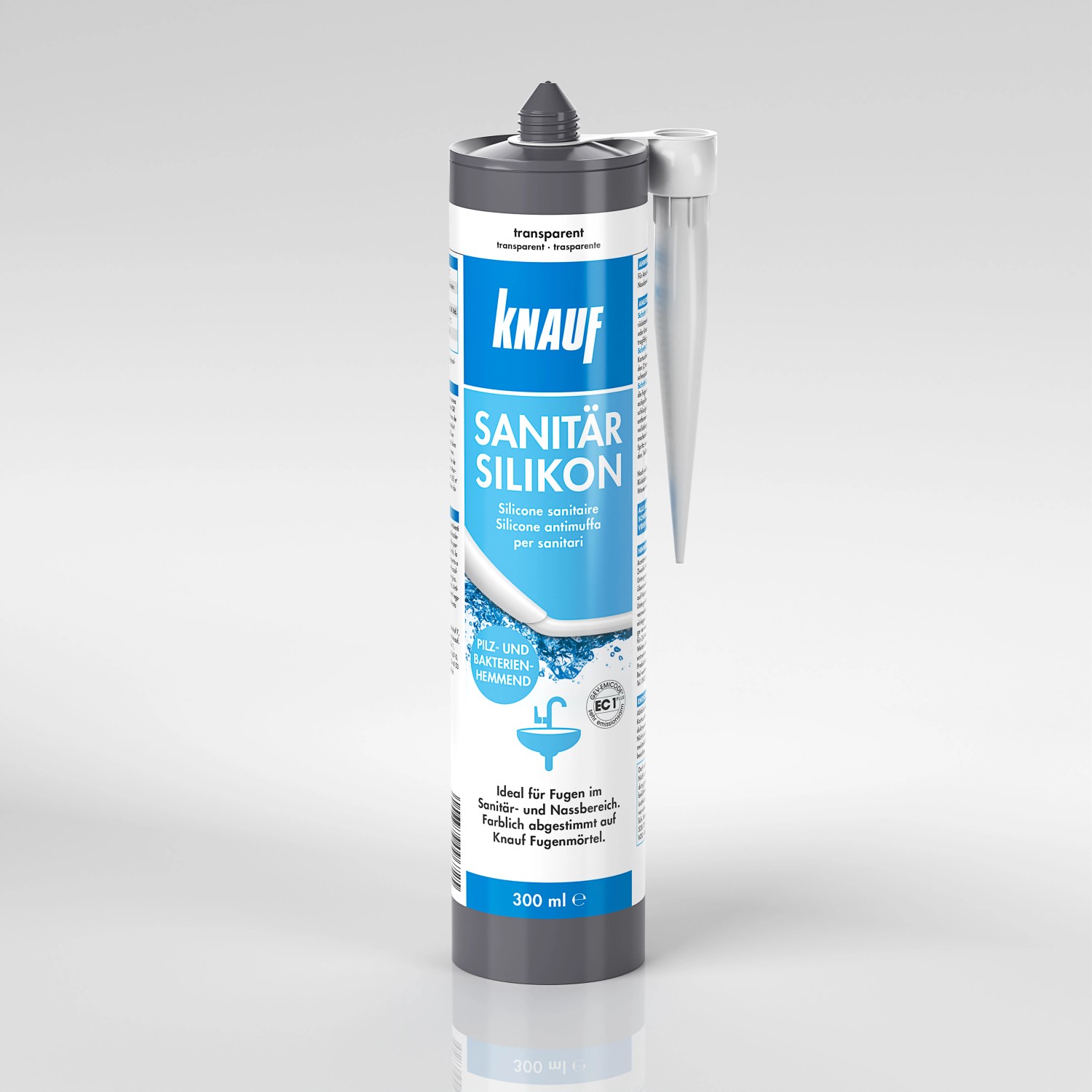 Knauf Sanitär-Silikon Transparent 300 ml