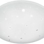 Weiße Trio LED-Deckenleuchte Achat, Ø 50cm, mit Sternenhimmel-Effekt, dimmbar.