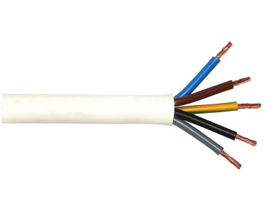 Herdanschluss-Set Mit Dose & 3,5 M Kabel H05VV-F 5x2,5 Mm² – Inkl. Aderendhülsen, VDE-zertifiziert