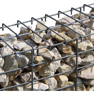 Bellissa Abdeckgitter 4er Set, verzinkt, für Mauern mit 23 cm Breite. Gabionen Abdeckung.