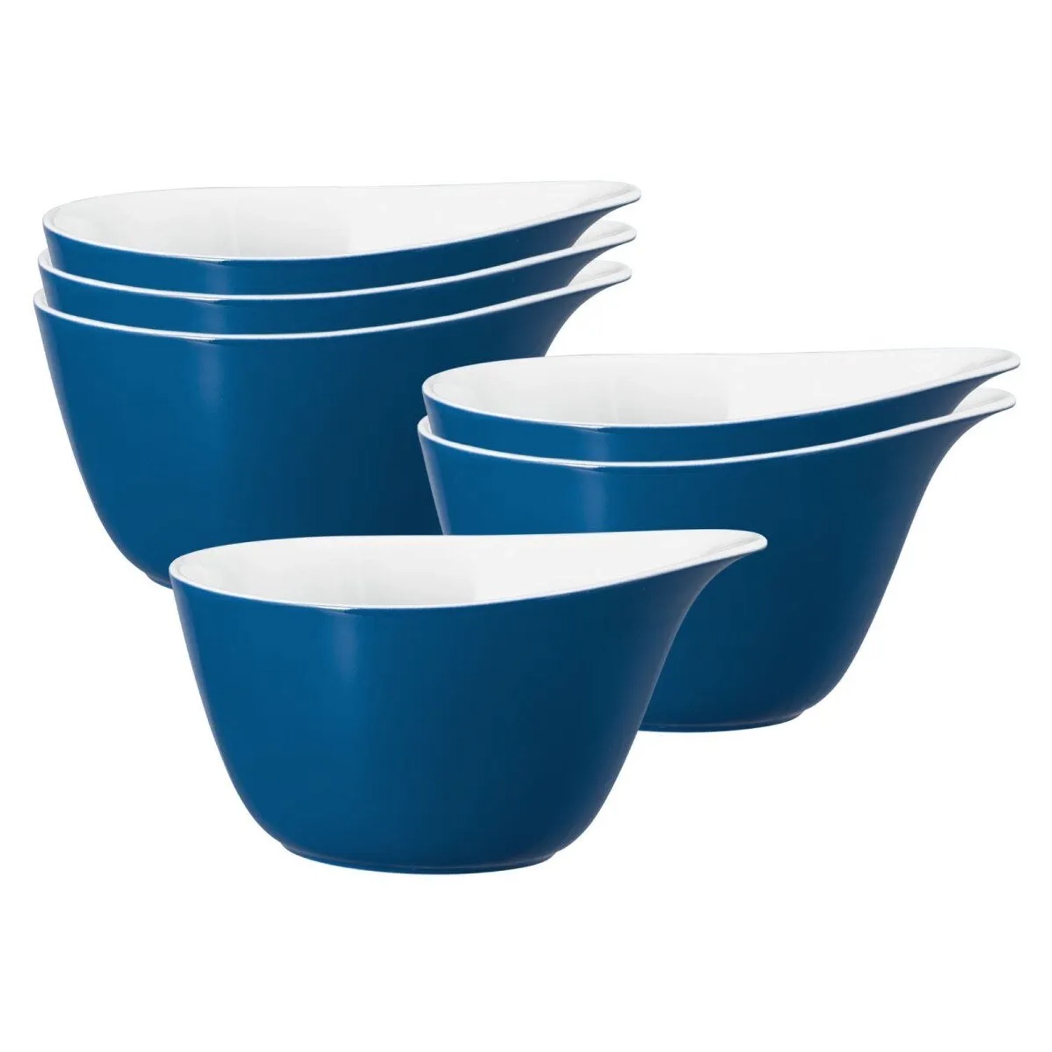 Seltmann Weiden Life Fashion Müslischale 16 x 14 cm 6er Set Classic Blue