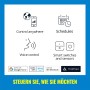 WiZ LED-Leuchtmittel Steuerungsmöglichkeiten: App, Sprachsteuerung, Zeitpläne, Schalter und Sensoren.