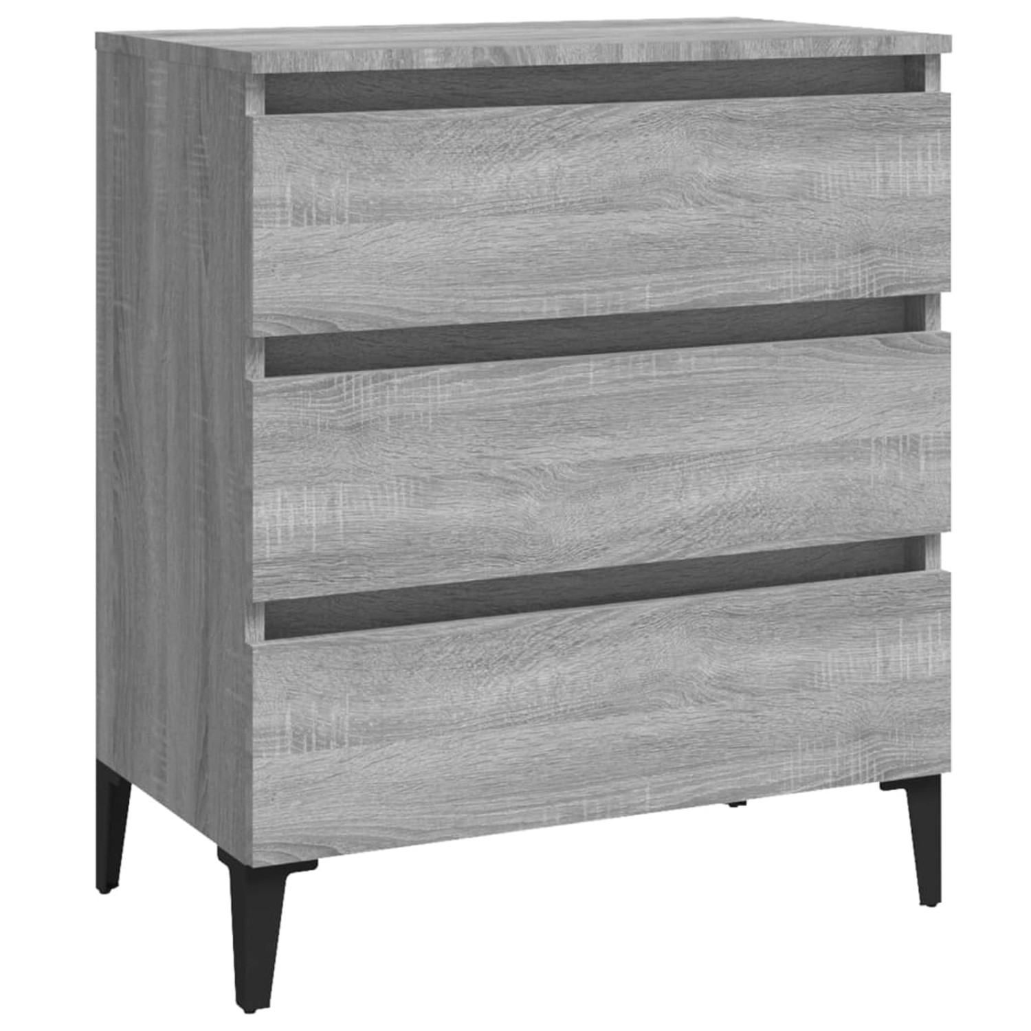 vidaXL Sideboard Grau Sonoma 60x35x69 cm Holzwerkstoff 815808