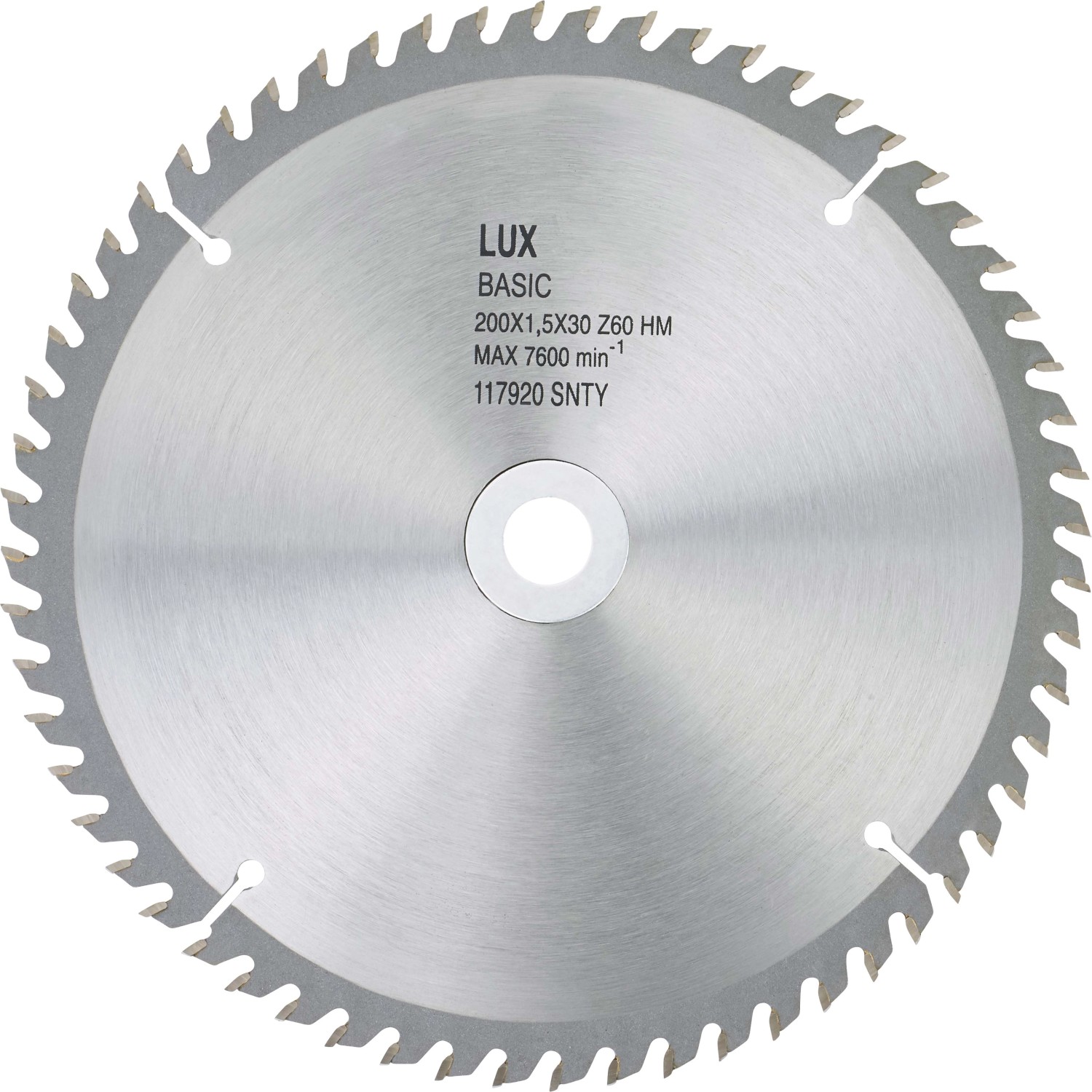LUX HM-Kreissägeblatt Holz Ø 200 mm 60 Zähne