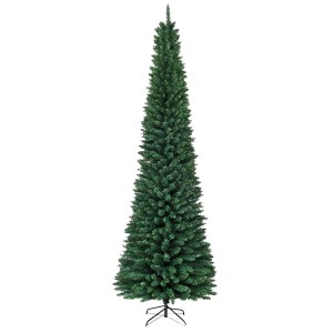 Costway Bleistift Weihnachtsbaum 270cm
