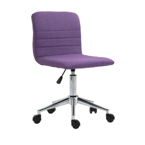 Svita Linus Kinder Drehstuhl, lila Stoffbezug, höhenverstellbar, ohne Armlehnen.
