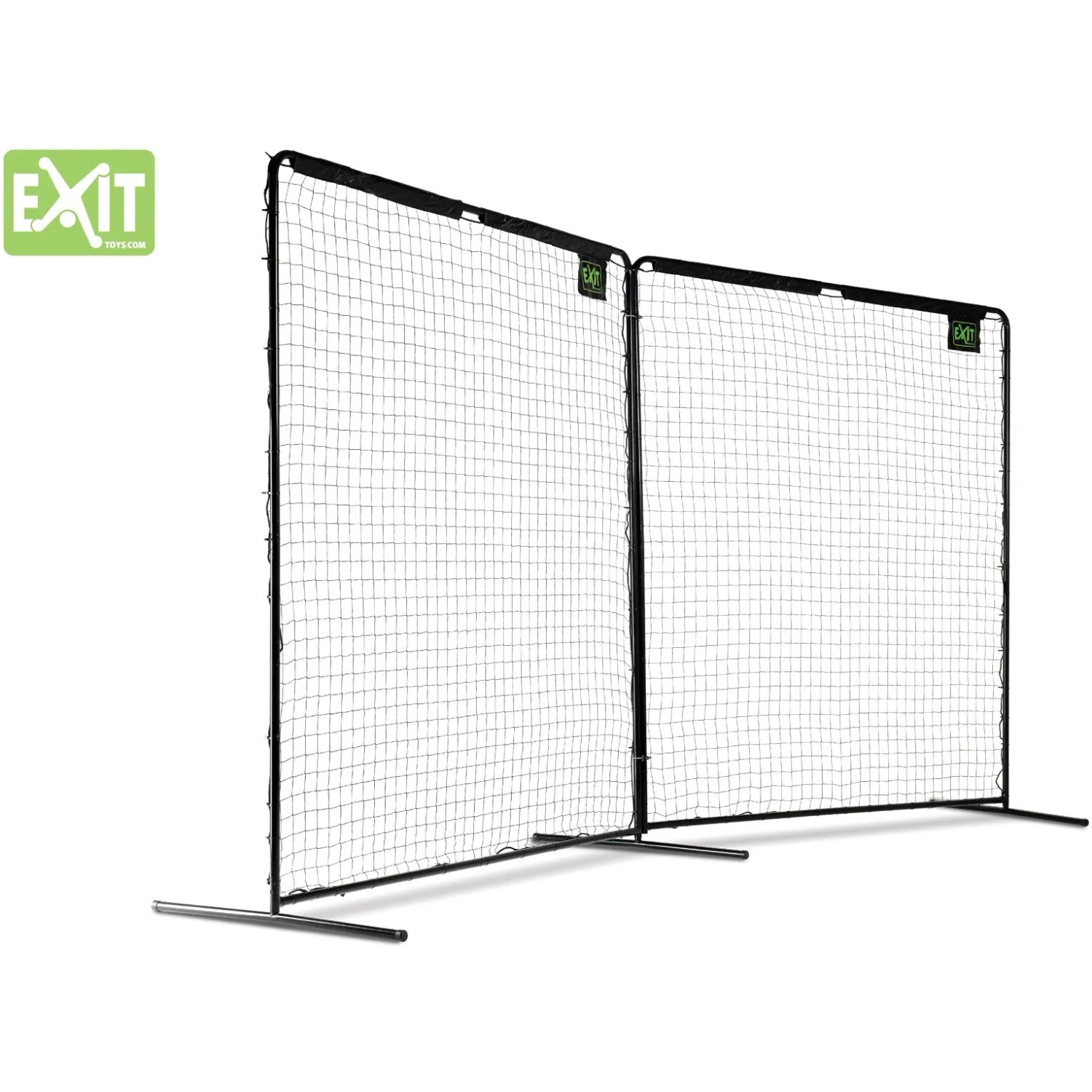 EXIT Backstop Sportnetz 300x600cm: Ballfangnetz für Garten oder Sportplatz, schwarz.
