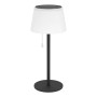 EGLO SCORDIANO Solar LED Tischleuchte, weiß-schwarz, mit Zugschalter, IP44.
