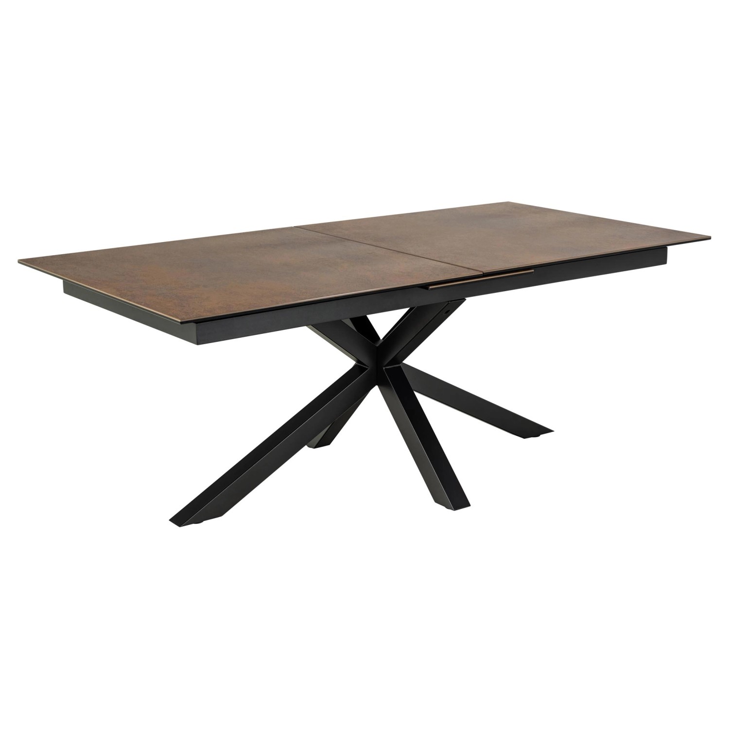 ebuy24 Heaven Esstisch 100x200/240cm mit Auszug Braun günstig online kaufen