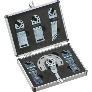 kwb Multitool Zubehör Set, 7-teilig im Alukoffer. Zubehör für Multifunktionswerkzeuge.