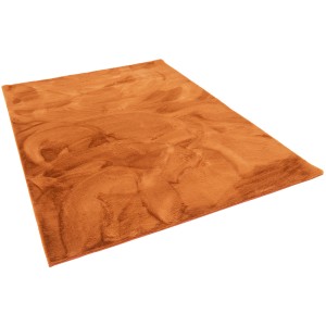 Karamellfarbener Pergamon Luxus Fellteppich (160x230cm) aus der Kategorie Kurzflorteppiche.