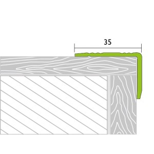 Proline Treppenkantenprofil Prostep Aluminium Eloxiert Silber