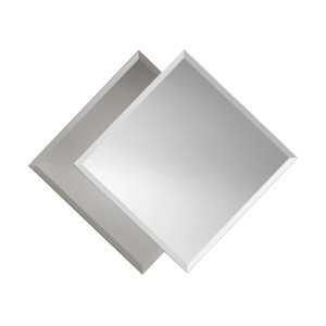 Kristall-Form Spiegel Balta 50 cm x 60 cm Rechteckig mit Facette