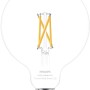 Philips Smart LED-Leuchtmittel, 7W, E27, Globe Filament G125, klare Vintage-Optik.