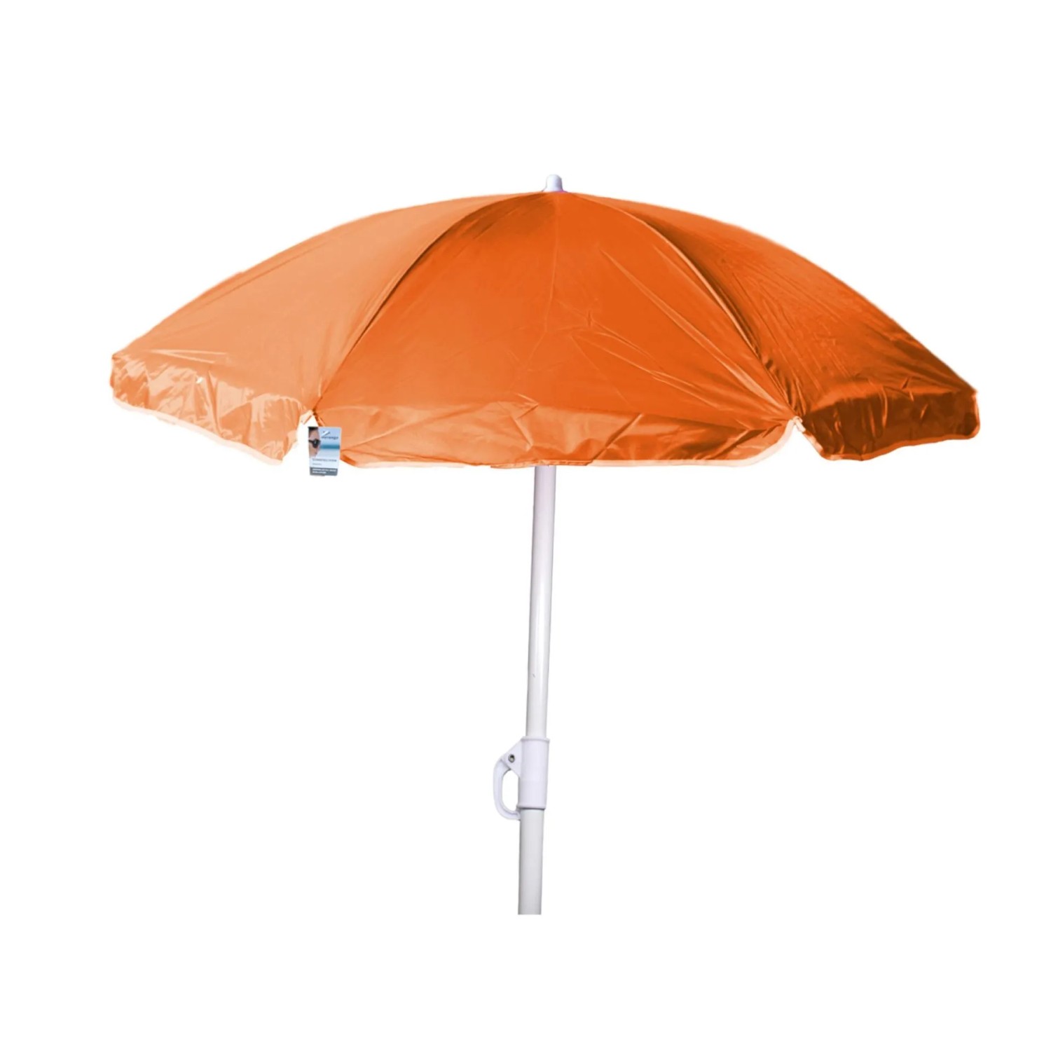 Lex Nylon Sonnenschirm Ø 1,8 m Garten Balkon Strand Schirm UV20+ Knickbar Orange