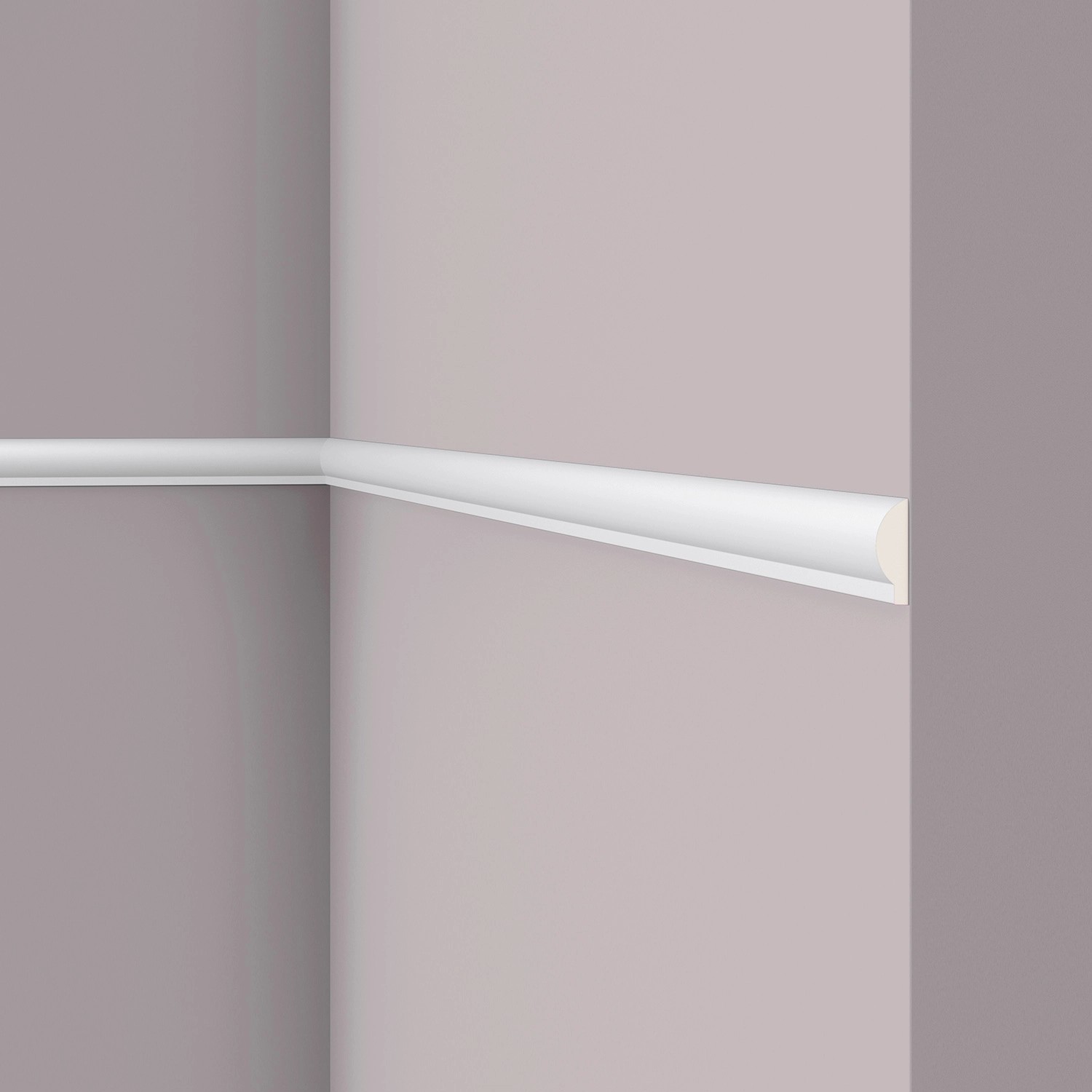 NOEL & MARQUET NMC SP1 ARSTYL Wand- und Friesleiste Zierleiste Stuckleiste 2 m 200 cm x 0,9 cm x 2,8 cm Weiß