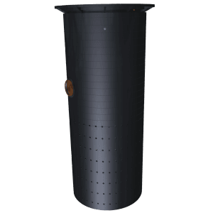 GreenLife Sickerschacht 500 l Zur Gartenentwässerung mit Sieb