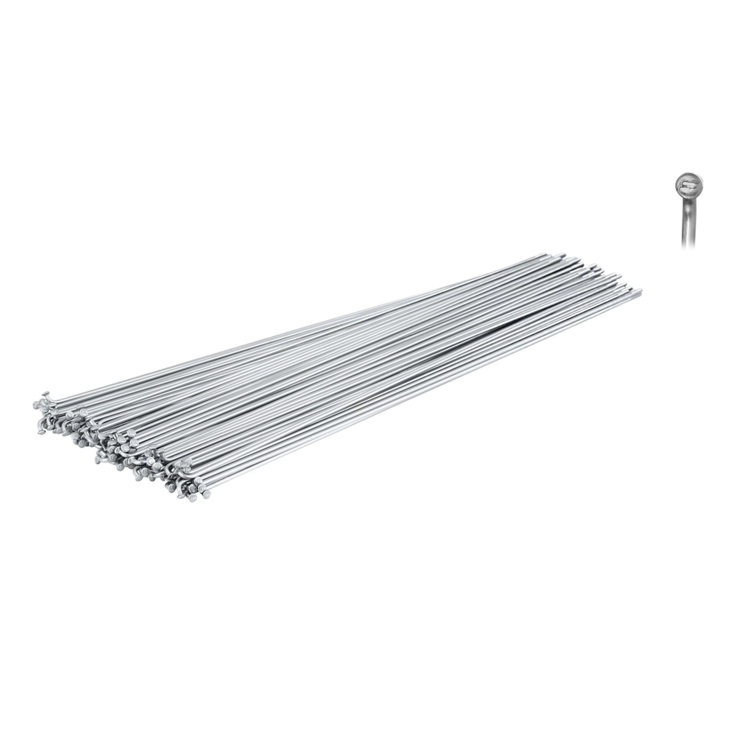 Force Speichen Inox Silber 2mm ohne Nippel Preis für 6 Stück Länge in mm : 272