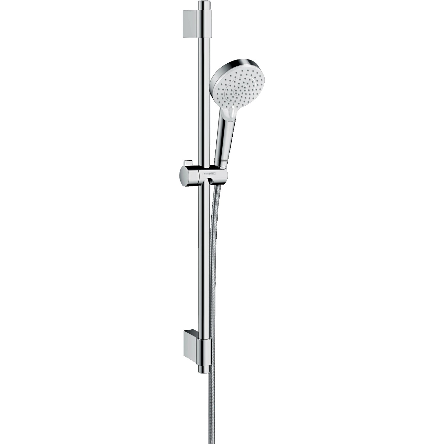 Hansgrohe Brauseset Vario Crometta mit Brausestange 72 cm Weiß/Chrom