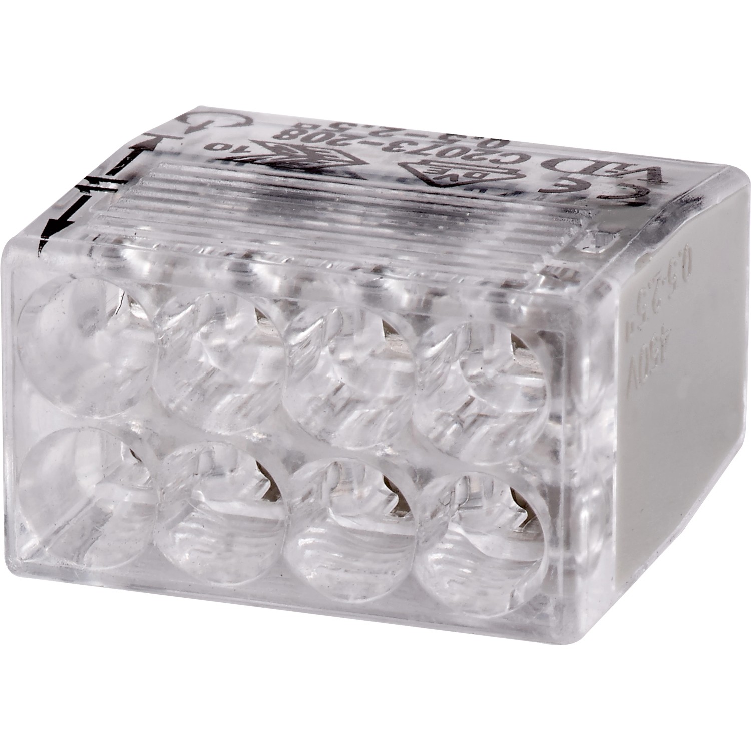 OBI Steckklemme 8-polig Ø 0,5 mm - Ø 2,5 mm 15 Stück