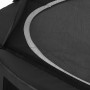 Detailaufnahme: Schwarzes Salta Premium Ground Trampolin (ø 366 cm) mit Sicherheitsnetz.