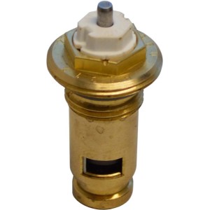 Heimeier Thermostat-Oberteil für Mittenanschlussheizkörper, Detailansicht.