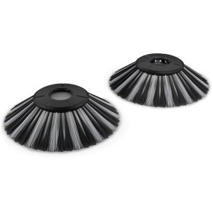 Kärcher Seitenbesen S6, 2er Set für Kehrmaschinen, geeignet für feuchtes Kehrgut.