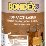 Dose Bondex Compact-Lasur Eiche hell, Holzlasur für Innen und Außen, geeignet für Kinderspielzeug.