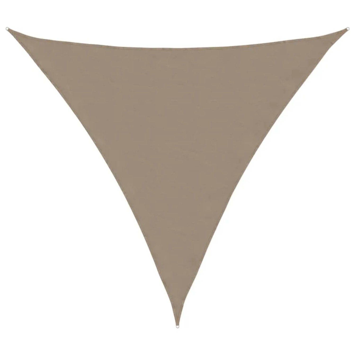 vidaXL Sonnensegel Oxford-Gewebe Dreieckig 5x5x5 m Taupe 135455