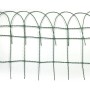 Grünes Karat Ziergeflecht, 40x250 cm, Maschenweite 15x9 cm, ideal als Beetbegrenzung.