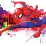Spider-Man Graffiti Art Vliesfototapete, Comic-Wandbild für Kinderzimmer.