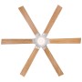 WESTINGHOUSE Deckenventilator Willa, 153 cm, mit LED-Beleuchtung und sechs Holzflügeln von unten.