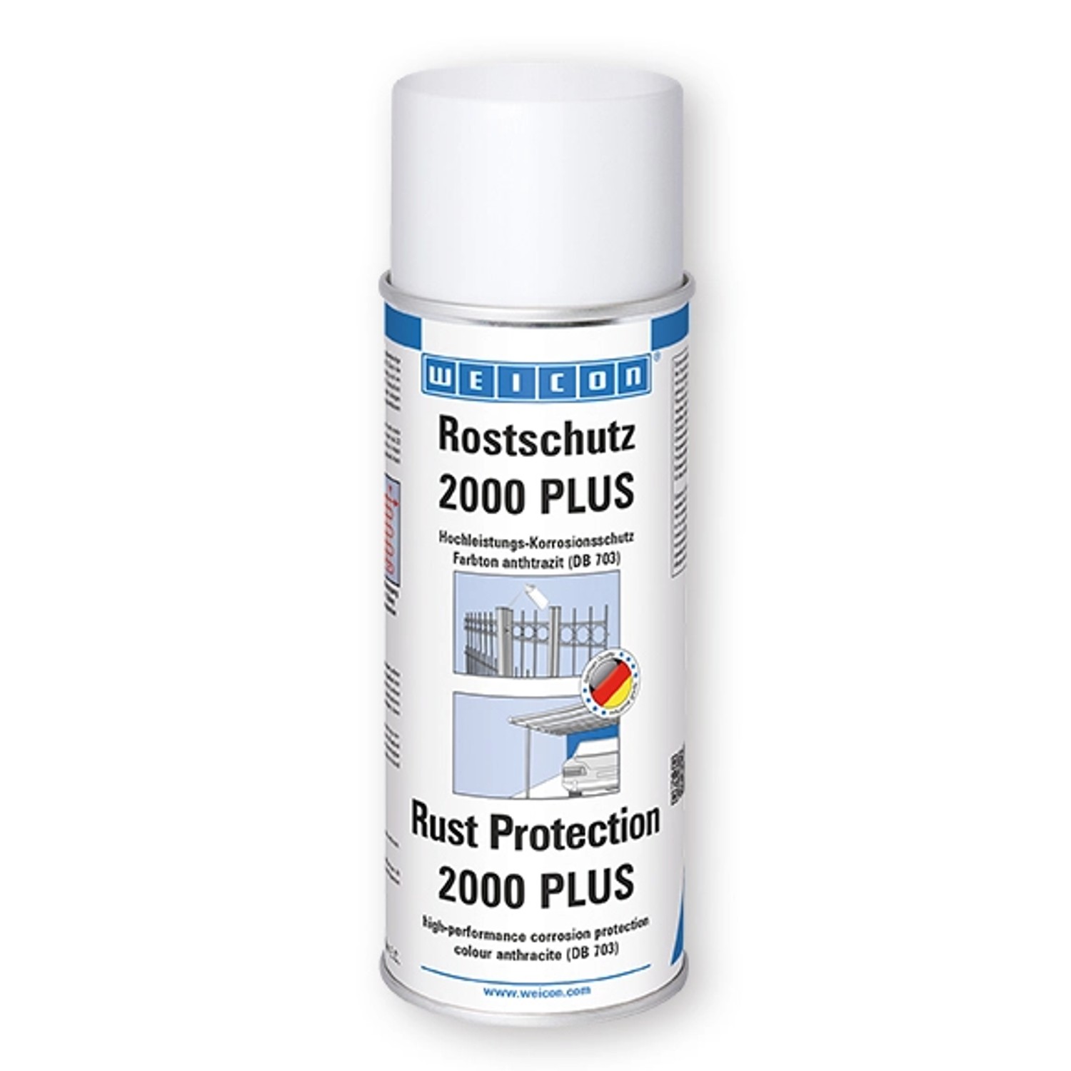 WEICON Rostschutz 2000 PLUS 400 ml, - Anthrazit -