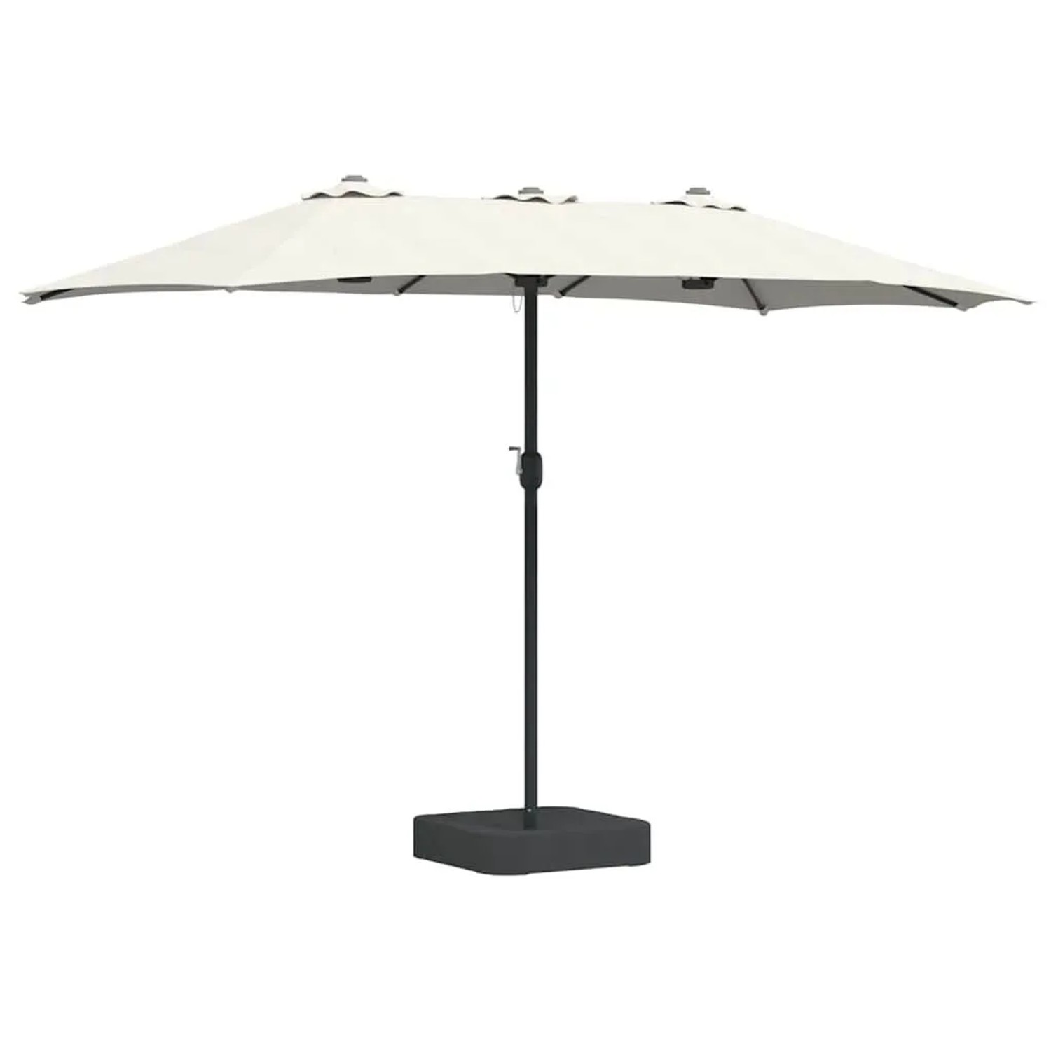 vidaXL Gartenparasol Sand 385 x 209 x 244 cm Stoff 42003275 günstig online kaufen