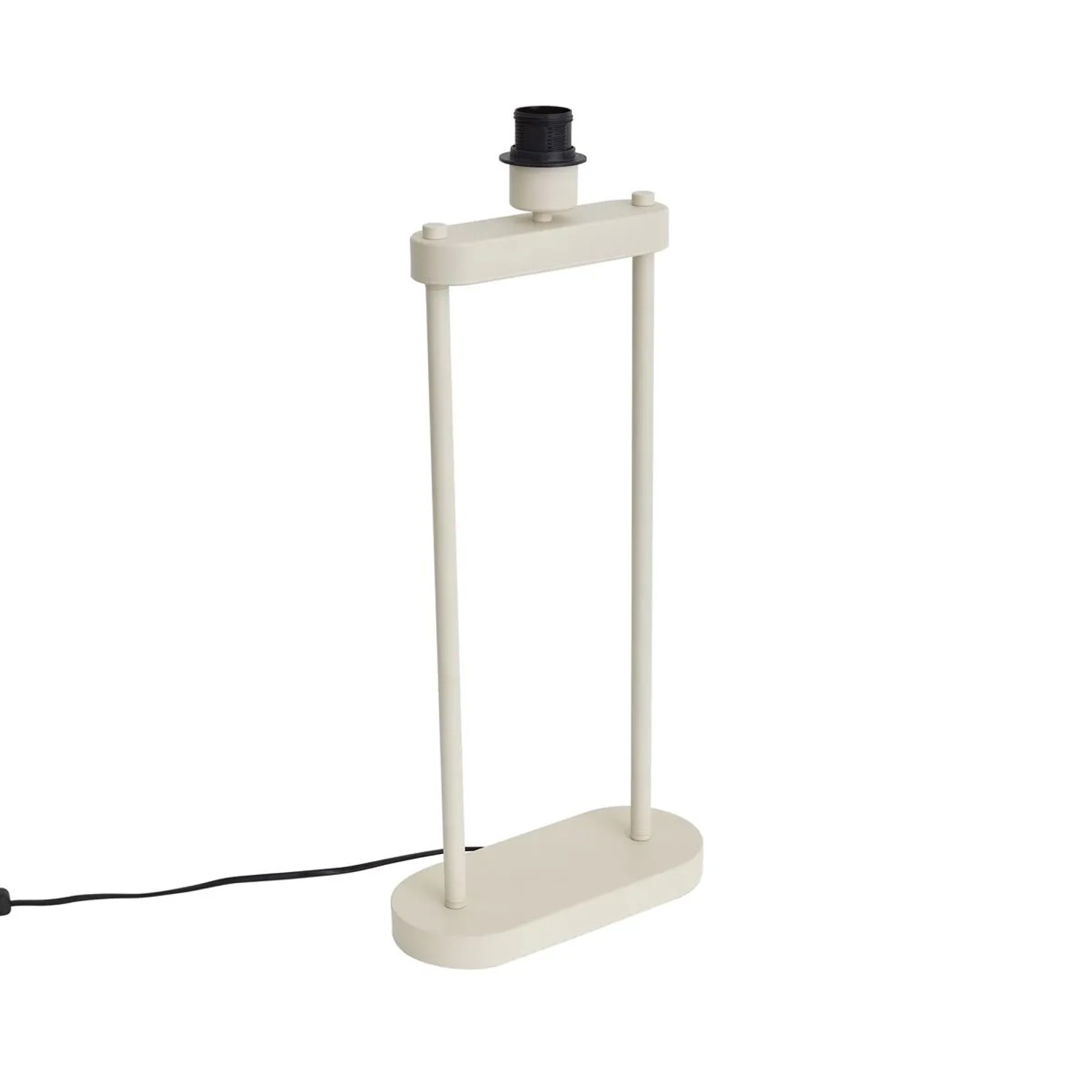 QAZQA Moderne Tischleuchte Beige Thijmen