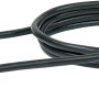 Schwaiger SAT Anschlusskabel, 1,5 m, schwarz, mit F-Stecker für Antennenanschluss.