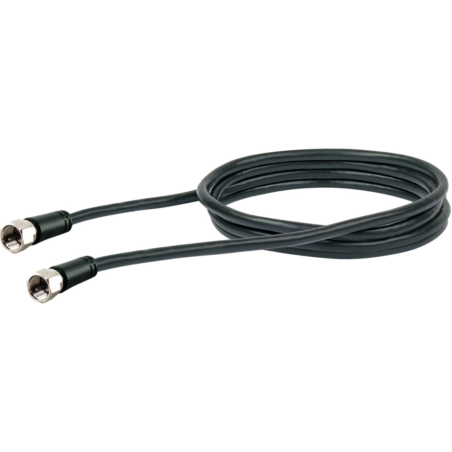 Schwaiger SAT Anschlusskabel KVCHQ15 533 Schwarz 1,5 m