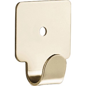 Metall Wandhaken 2177, vernickelt, zur einfachen Montage.