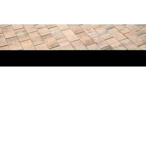 Diephaus Terrassenplatten Corso Muschelkalk, 40x20 cm, verlegt im Außenbereich.