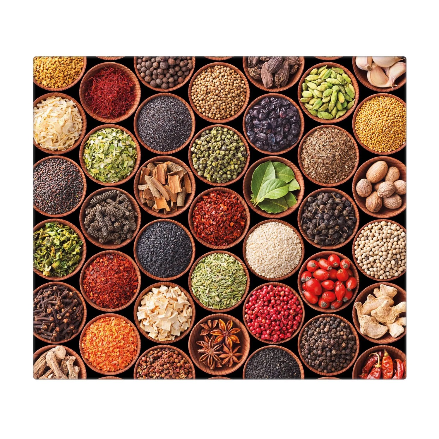 Banjado Herdabdeckplatte Glas 1 Teilig 60x52CM Schneidebrett Herdabdeckung günstig online kaufen