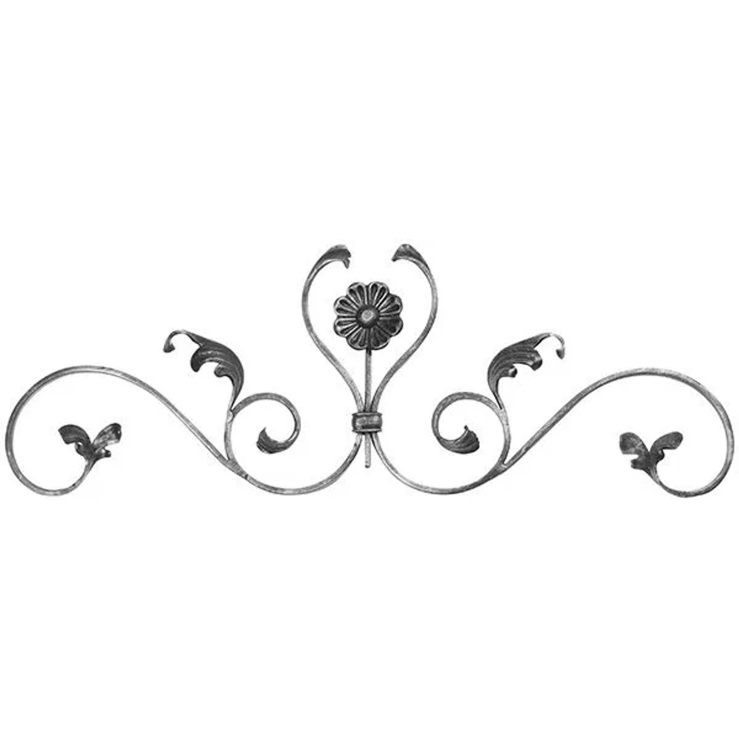 FeNau Leichtbarock Steckelement Maße 600x210 mm Stahl S235JR Roh