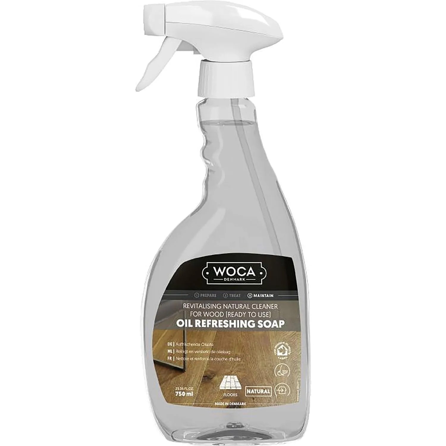 Woca Oil Refresher Spray Reiniger & Holzpflege 0,75, Natur