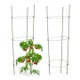 Relaxdays Rankhilfe Tomaten 2er Set Kunststoff Höhenverstellbar 76 cm 140 g